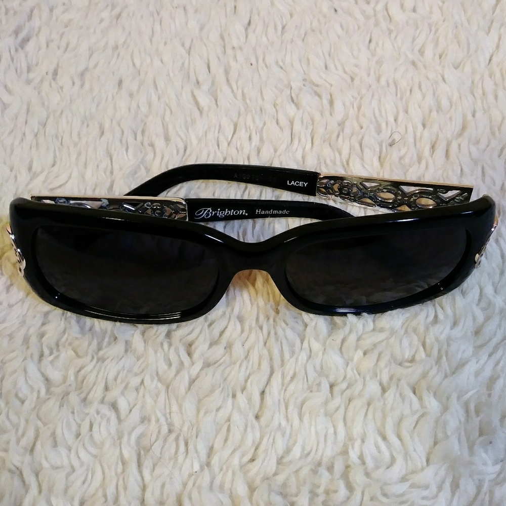 BRIGHTON “Lacey” Black Silver Sunglasses Womens